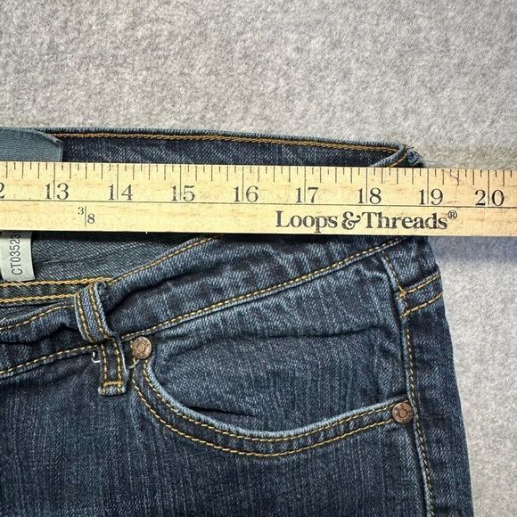 Stetson Women’s Size 18 Long Jeans Blue Dark Wash Denim Classic Bootcut Jeans - Picture 3 of 7